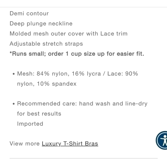 NWT Natori Feathers Underwire Bra Sz 34C/34D - Picture 2 of 2